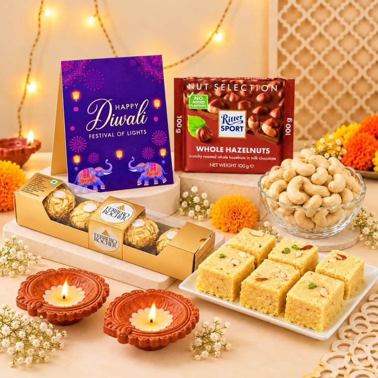 Soan Papdi and Ferrero