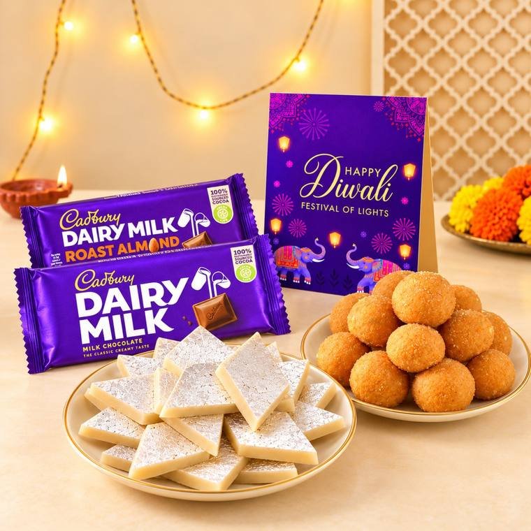 Dairy Milk and Mithai